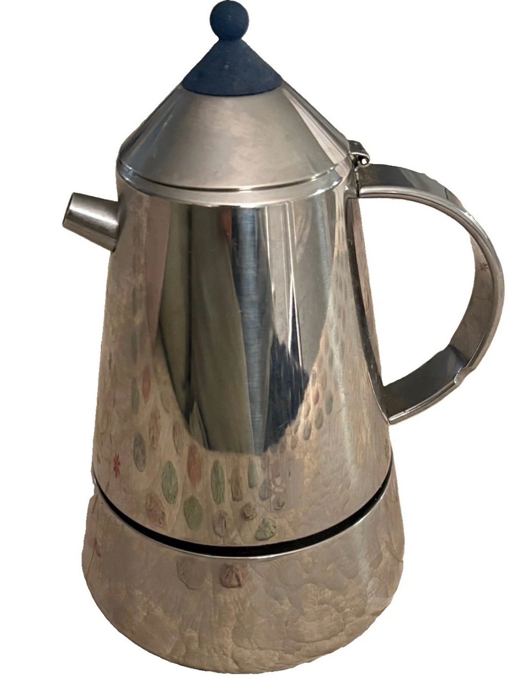 GB Guido Bergna 4 c Espresso Maker 18/10 Stainless Steel
Italy - heavy Vintage